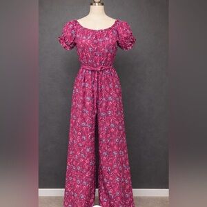 Kingston Floral Magenta Jumpsuit